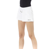 Just Cavalli White Cotton Women's Sweat Shorts